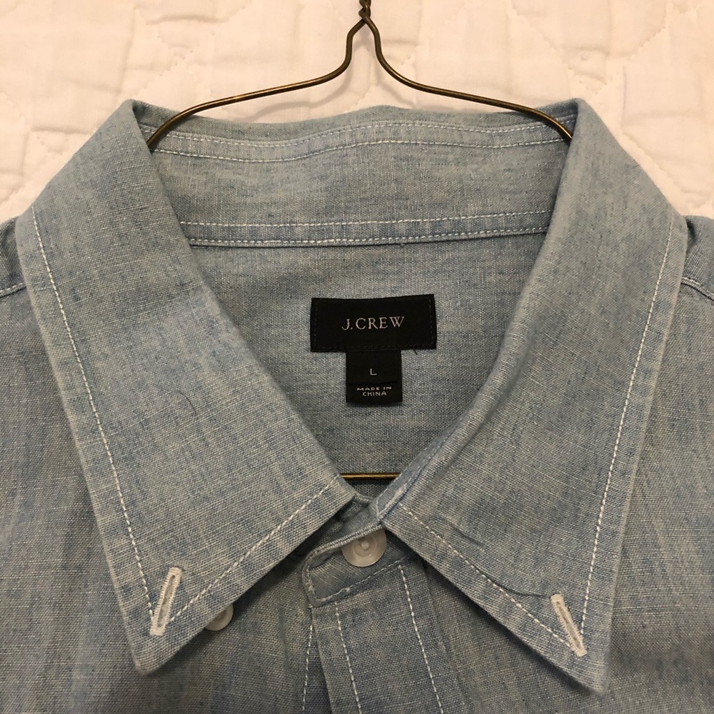 J. Crew button up. Short sleeve